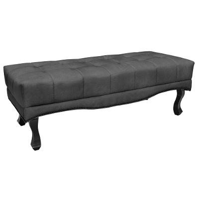 Recamier Egito Spz 90cm Suede - Amarena Móveis Cinza