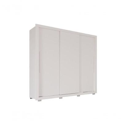 Guarda Roupa Casal Panamá 3 Portas 4 Gavetas Salleto Branco
