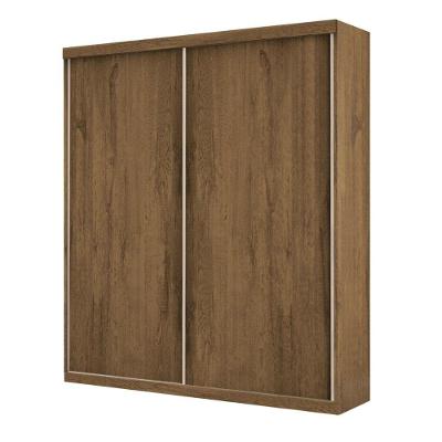 Guarda Roupa Solteiro 2 Porta De Correr Kiara Minastex Freijó