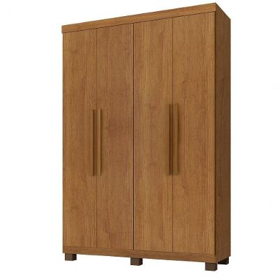 Roupeiro Milão 4 Portas 3 Gavetas Benetil Cinamomo
