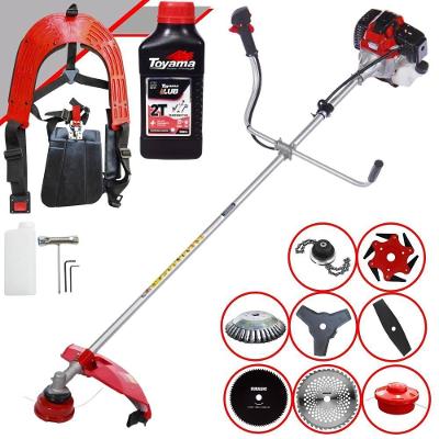Roçadeira Robusta 8 Em 1 Toyama Rt43l 43cc + Óleo Toyama 2t