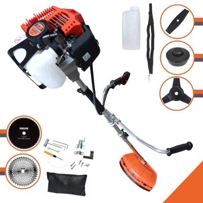 Roçadeira Profissional Terra Grhb430 À Gasolina 43cc 2t 1,7hp + Faca 3 Pontas 255mm 2,9mm + Faca 40 Dentes 255mm 2mm +
