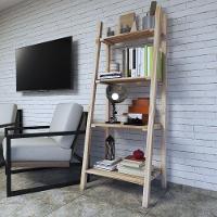 Rack Moderno Livros Organizartreliça Multiuso Madeira Decoração