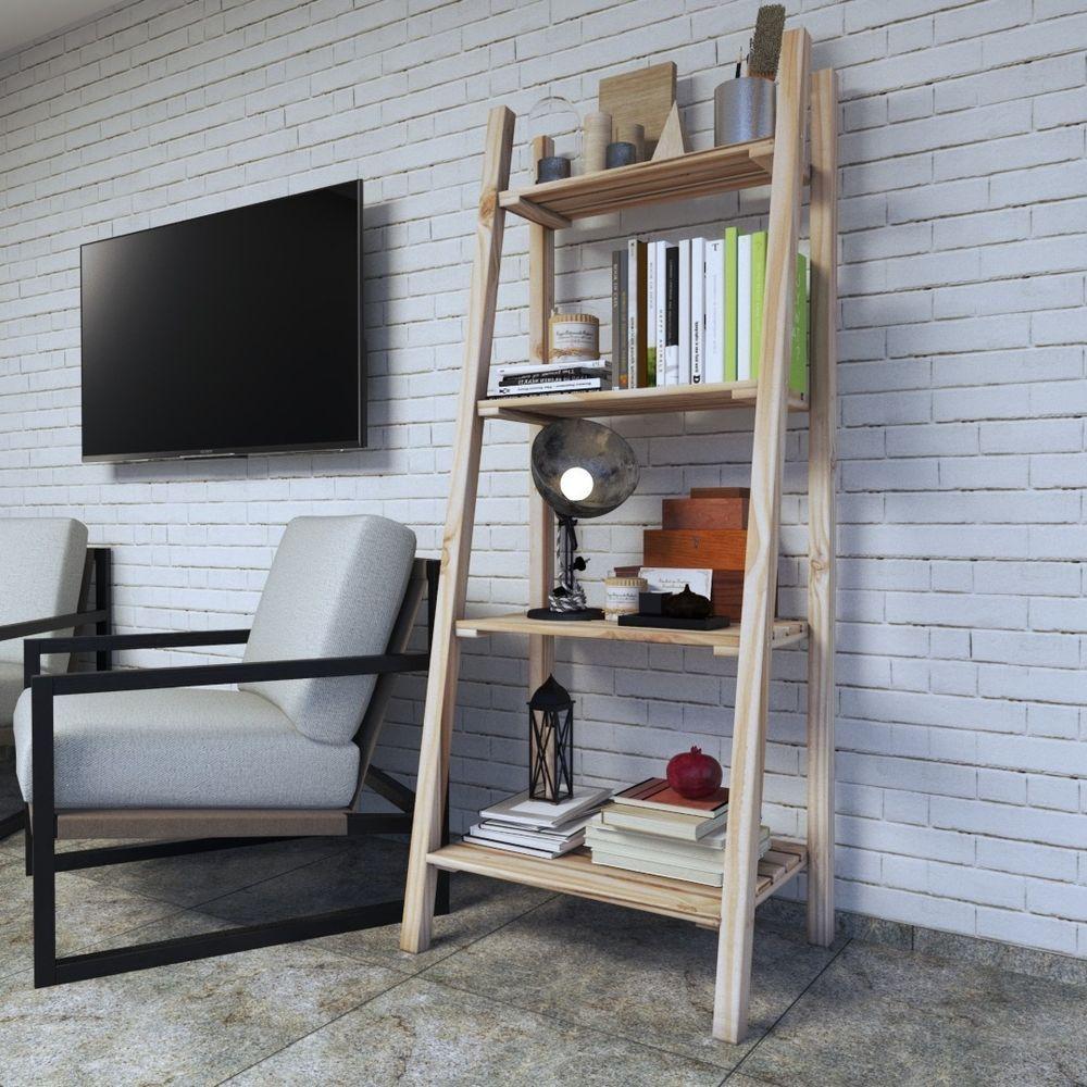 Rack Para Roupas De Chão Moderno Multiuso Suporta Cabideiro Pinus - 2