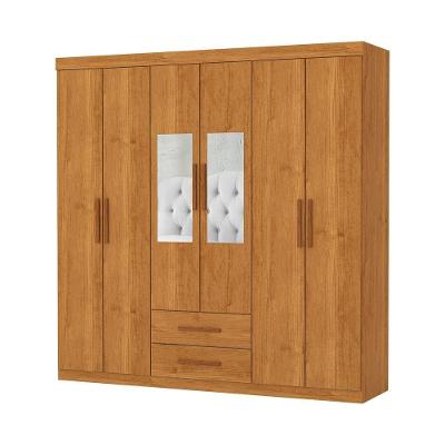 Guarda Roupa Aries 6 Portas Com Espelho E Sem Pe Carioca Moveis Cinamomo