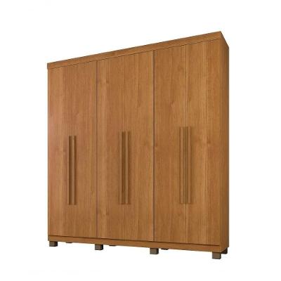 Roupeiro Milão 6 Portas 3 Gavetas Benetil Cinamomo