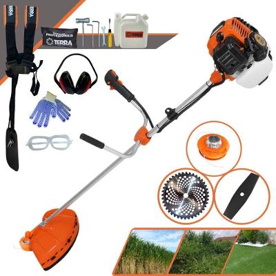 Roçadeira Profissional Lateral Terra Gr520xp À Gasolina 52cc 2t 2,5hp + Faca 2 Pontas Duraline 330mm 2,7mm - 330252pju
