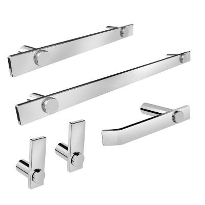 Kit De Acessórios Para Banheiro Escovado 5 Peças 2070pm