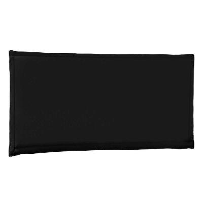 Painel Estofado Cama Queen Nápoles Spz 160cm Suede Preto