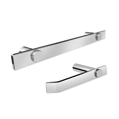 Kit Acessório De Banheiro Escovado 3 Peças Grego Metal 2010pm