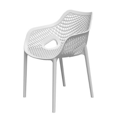 Cadeira Poltrona Jardim-varanda Colmeia Polipropileno – Tk branco