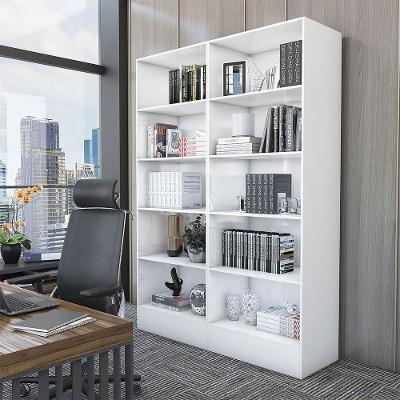 Estante Duda 10 Prateleiras Em Mdp 108cm Carioca Móveis Branco