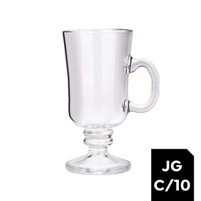 Jogo 10 Taças Cappuccino Canecas Irish Class Home 120ml
