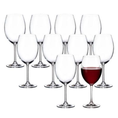 Jogo 12 Taças De Vinho Cristal Ecológico 580ml Lyor