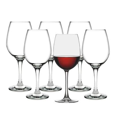 Jogo 6 Taça De Vinho Degustação Tinto Vidro Transparente G4u Class Home 460ml