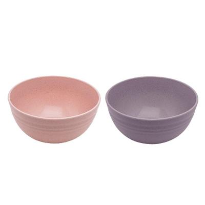 Jogo 2 Bowl De Bambu Ecológico Resistente Não Quebra Bege Lines Tigela Lyor 750ml