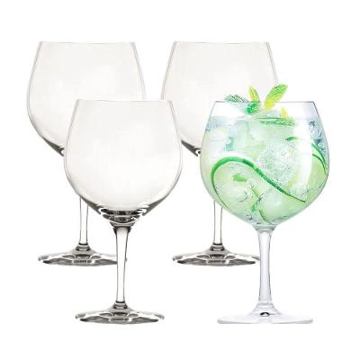 Jogo 4 Taça De Gin Degustação Vidro Transparente G4u Class Home 630ml