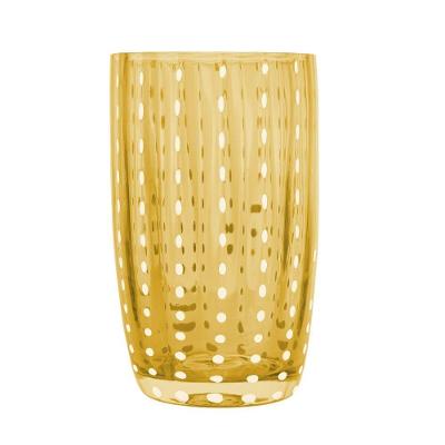 Copo Alto De Vidro Para água Sucos E Refrigerante Orquídea âmbar 500ml Wolff