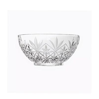 Bowl De Vidro Vivian Texturizado Em Casa Tem 10×4,5cm