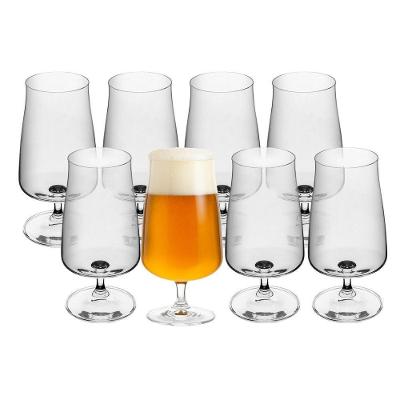 Jogo 8 Taça De Cerveja Chopp De Cristal Ecológico 380ml Wolff