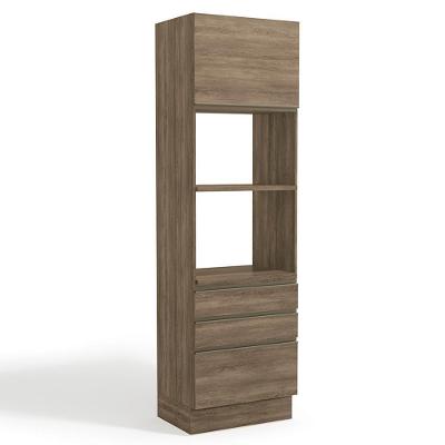 Torre Quente 2 Fornos 240x70 Cm 2p 3g Mdp Maxxi G750 Nogal Kappesberg