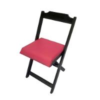 Conjunto Dobrável 70X70 Com 4 Cadeiras Estofadas Rosa - 3