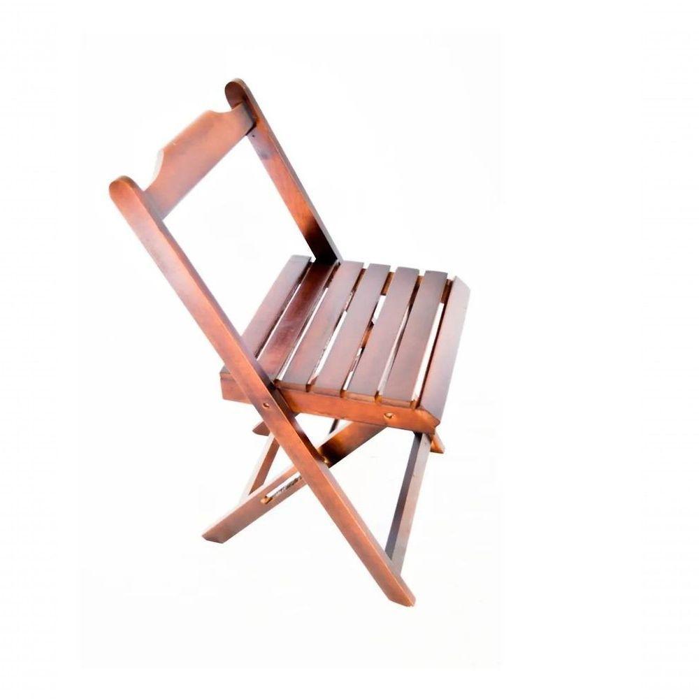 Conjunto Mesa Dobrável 70X70 Com 4 Cadeiras - 4