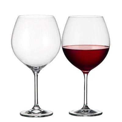 Jogo 2 Taça Para Vinho Tinto Cristal Transparente água 750ml Wolff