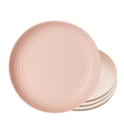 Jogo 4 Prato De Sobremesa Bambu Pp Lines Cores Sortidas Lyor 20cm