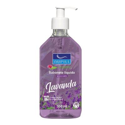 Sabonete Líquido Mãos E Corpo Lavanda Nupill 500ml