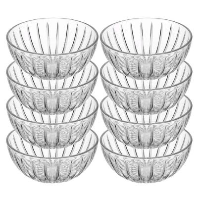 Jogo 8 Bowl De Cristal Ecológico Mini Tigela Cumbuca Transparente Wolff 100ml