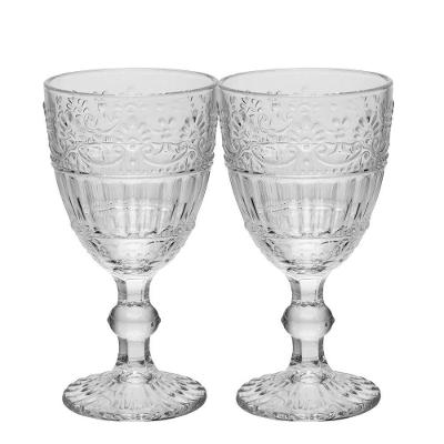 Jogo 2 Taça De Cristal Ecológico Para água Suco Mauve 320ml Transparente Wolff