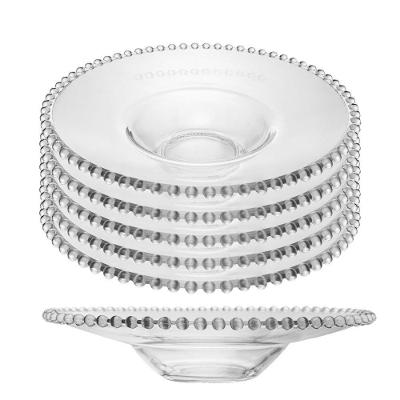 Jogo 6 Prato De Massa Risoto De Cristal Pearl Wolff 29x6cm