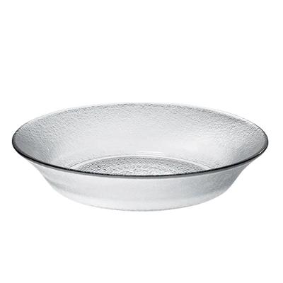 Prato Fundo De Vidro Acquamarine Transparente 19,5cm Class Home