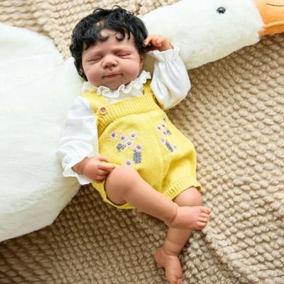 Bebe Reborn Menina, Recém Nascida, Dormindo , Cabelo Fio A Fio Implantado Realista.