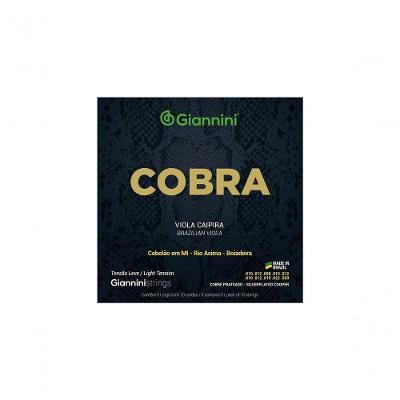 Encordoamento Viola Aço Prateado Tensão Leve Gesvl