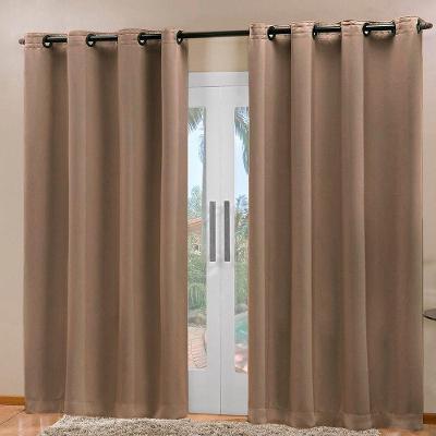 Cortina Blackout Em Tecido Prime 2,70 M X 2,30 M 100% Poliéster - Avelã
