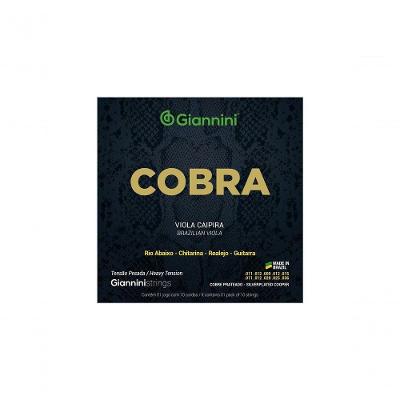 Encordoamento Viola Aço Prateado Tensão Pesada Gesvp