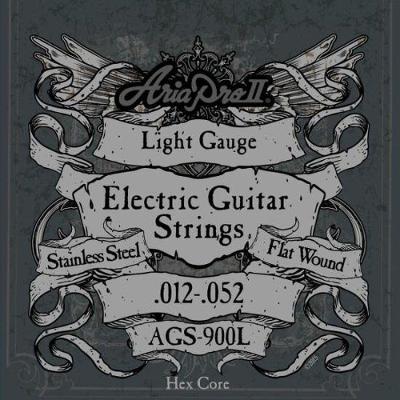 Encordoamento Guitarra Flat Wound .012 Aria Pro Ii