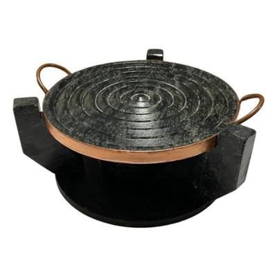 Churrasqueira Caracol De Pedra Sabão Gourmet Fondue 27 Cm