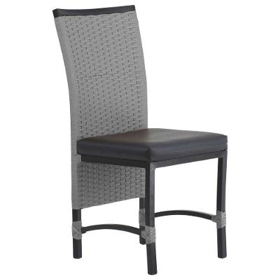 Cadeira Corda Náutica Saia Longa Cozinha área Edícula Cinza