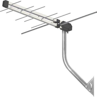 Kit Antena Externa Digital Com Mastro E Cabo Proeletronic