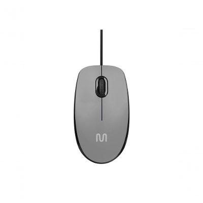 Mouse Com Fio Mf400 Silencioso Usb 1200dpi Cinza Mo387