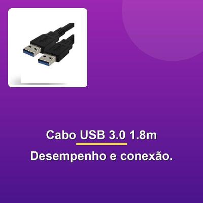 Cabo Nwt Usb A Macho P- Usb A Macho 3.0 1,8m