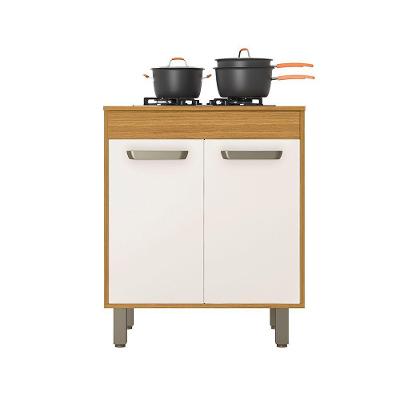 Balcão 2 Gavetas 70cm (comtampo) Malta Freijo Off Acetinado - Ssx Multicoisas