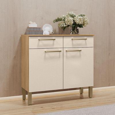 Balcão (com Tampo) 2 Portas 2 Gavetas Nala Plus - Ssx Multicoisas Freijo-soft