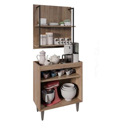 Painel Organizador 2 Prateleiras Clara - Ssx Multicoisas Freijó