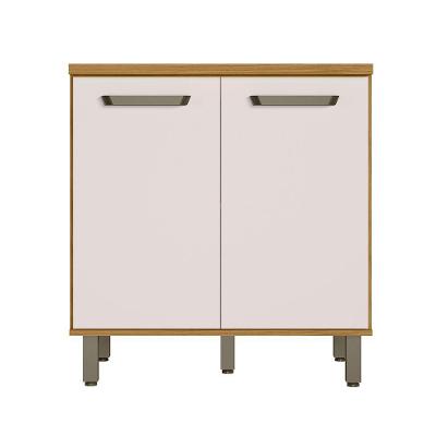 Balcão 2 Portas (com Tampo) 80cm Criare Freijo Off Acetinado - Ssx Multicoisas