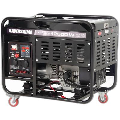 Gerador à Diesel Dgr-13000 Trifasico 220v 12,5kw Kawashima