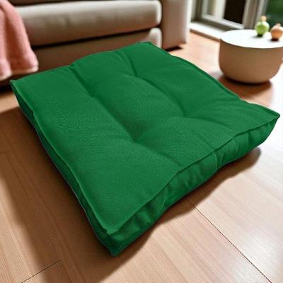 Almofada Futon Decoração 50x50 Cm Vários Modelos Verde Bandeira